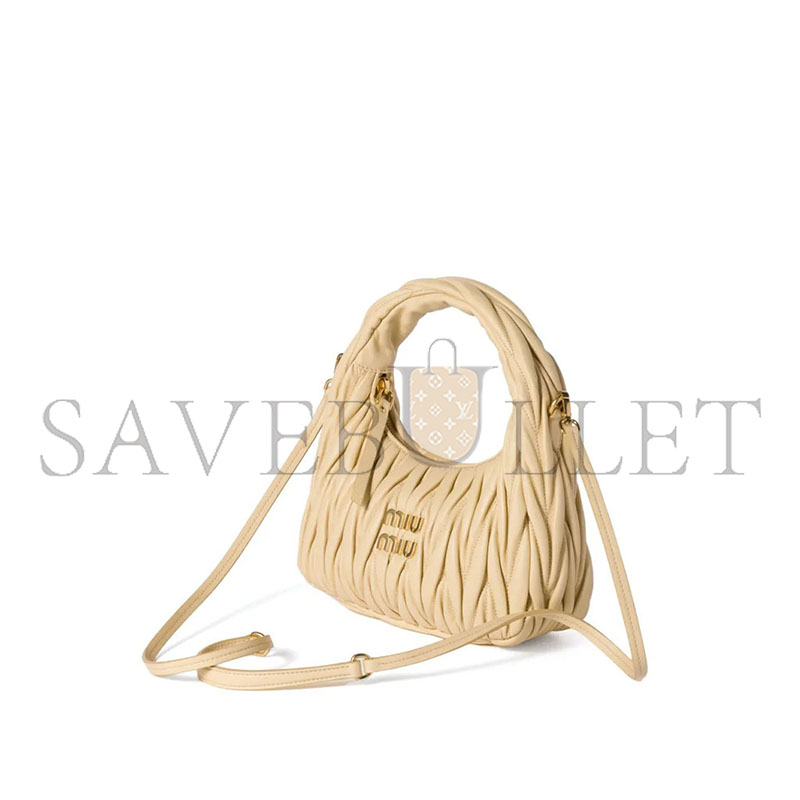 MIU MIU WANDER HANDBAG 5BC125 (20*19*6cm)